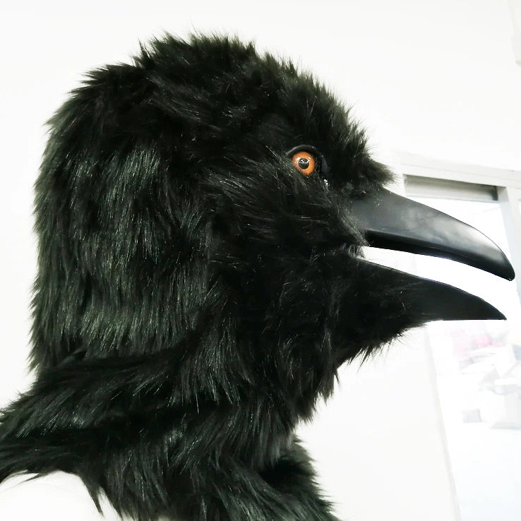 Horrible Crow Full Face Mask – The Ultimate Moving Mouth Animal Mask!"
Unleash the dark, eerie energy of the night with this Horrible Crow Full Face Mask! Designed for the brave and the bold, this realistic animal head mask