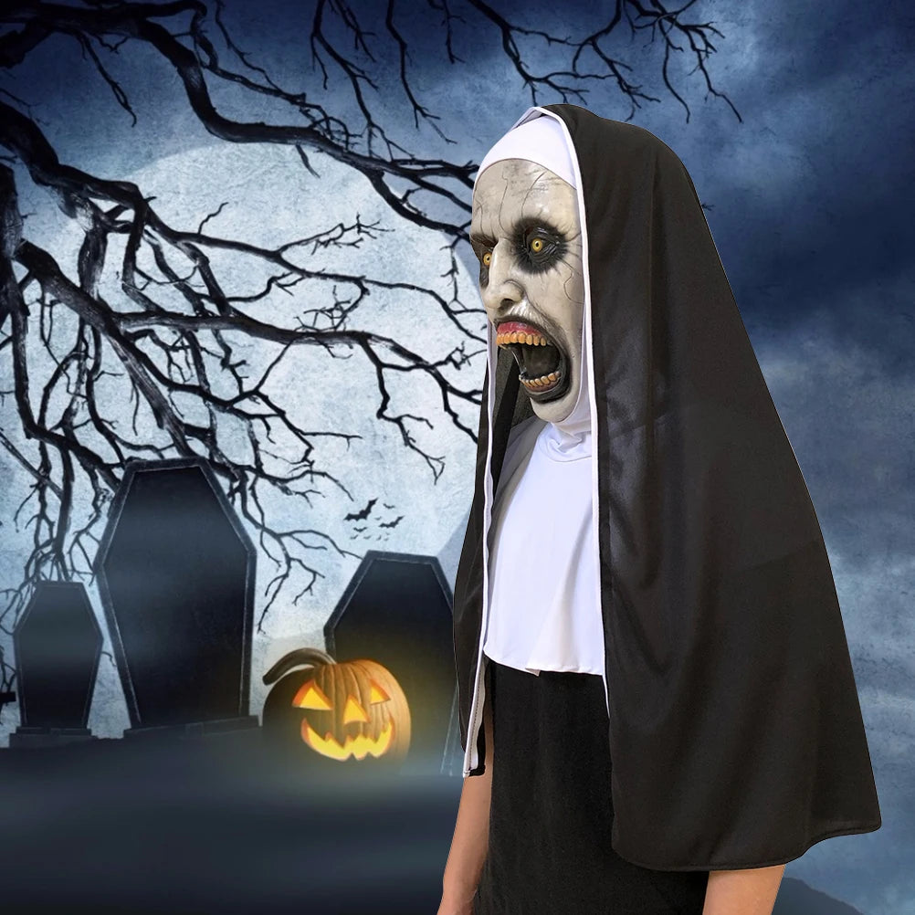ZK20 Halloween Nun Horror Mask – Pure Terrifying Evil in Every Detail!"
Unleash your darkest fears with the ZK20 Halloween Nun Horror Mask – a spine-chilling latex mask that will send shivers down your spine! Featuring a