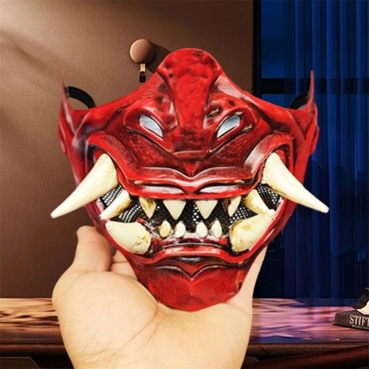 Ninja Phantom Wisdom Mask Costume Accessory for Halloween Party Dress-Up and Masquerade Events