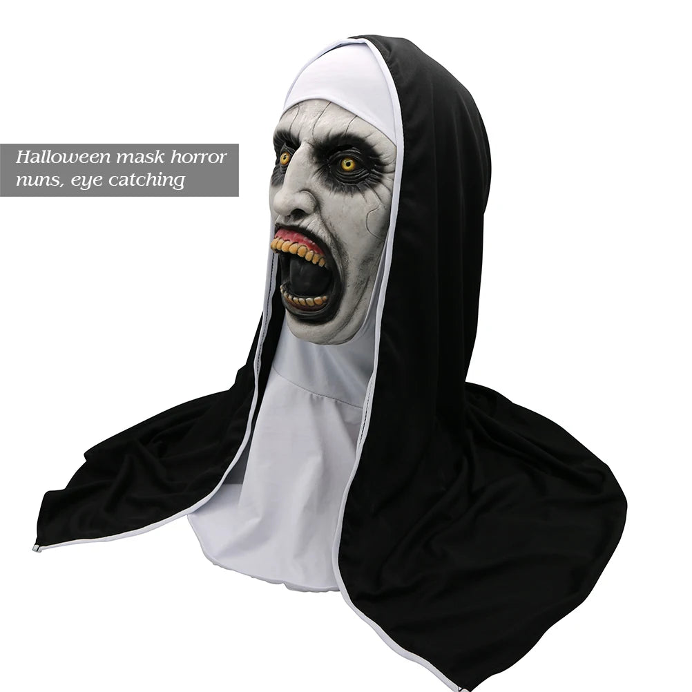 ZK20 Halloween Nun Horror Mask – Pure Terrifying Evil in Every Detail!"
Unleash your darkest fears with the ZK20 Halloween Nun Horror Mask – a spine-chilling latex mask that will send shivers down your spine! Featuring a