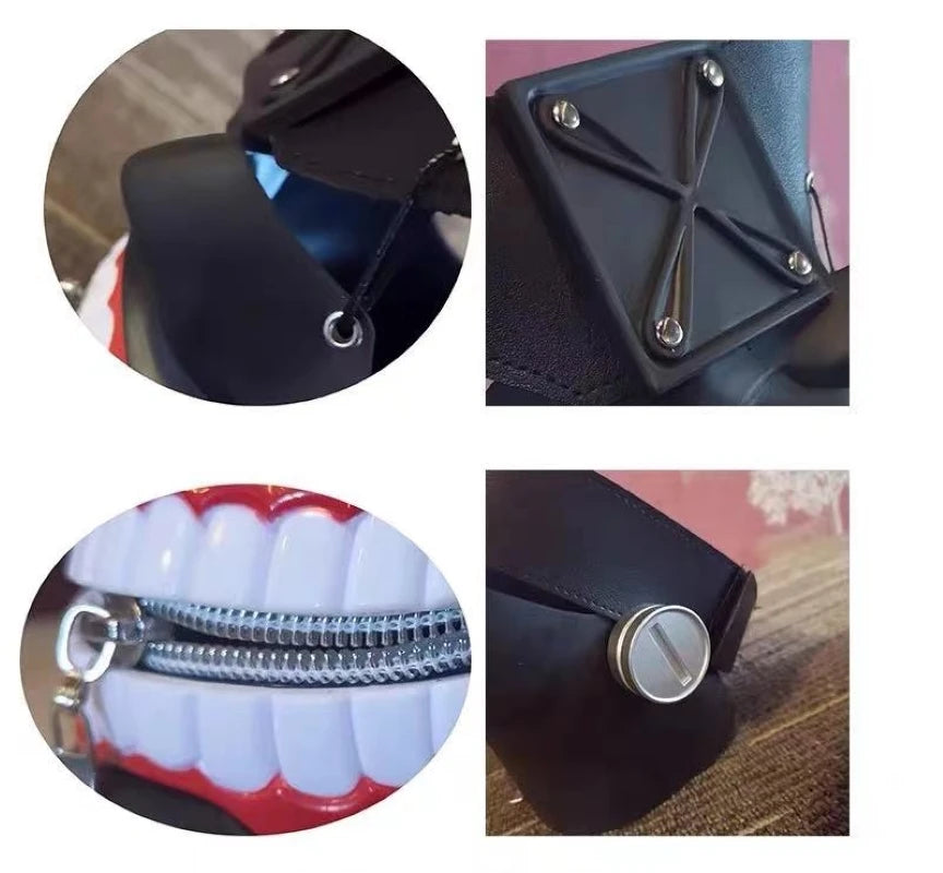 Kaneki Ken Cosplay Mask Halloween Party Prop Accessories Anime Cos Mask