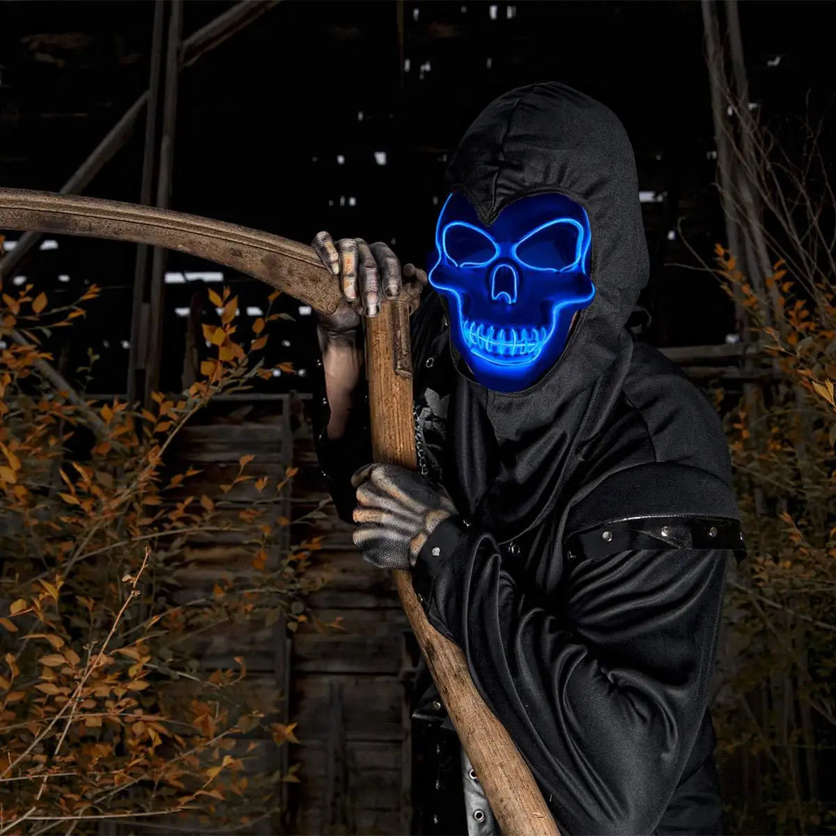 Halloween Horror Skull LED Mask – Light Up the Night with Creepy Glow!"
Unleash nightmarish energy with the Horror Skull LED Mask – the perfect fusion of terrifying design and mesmerizing glow. Featuring a realistic skull