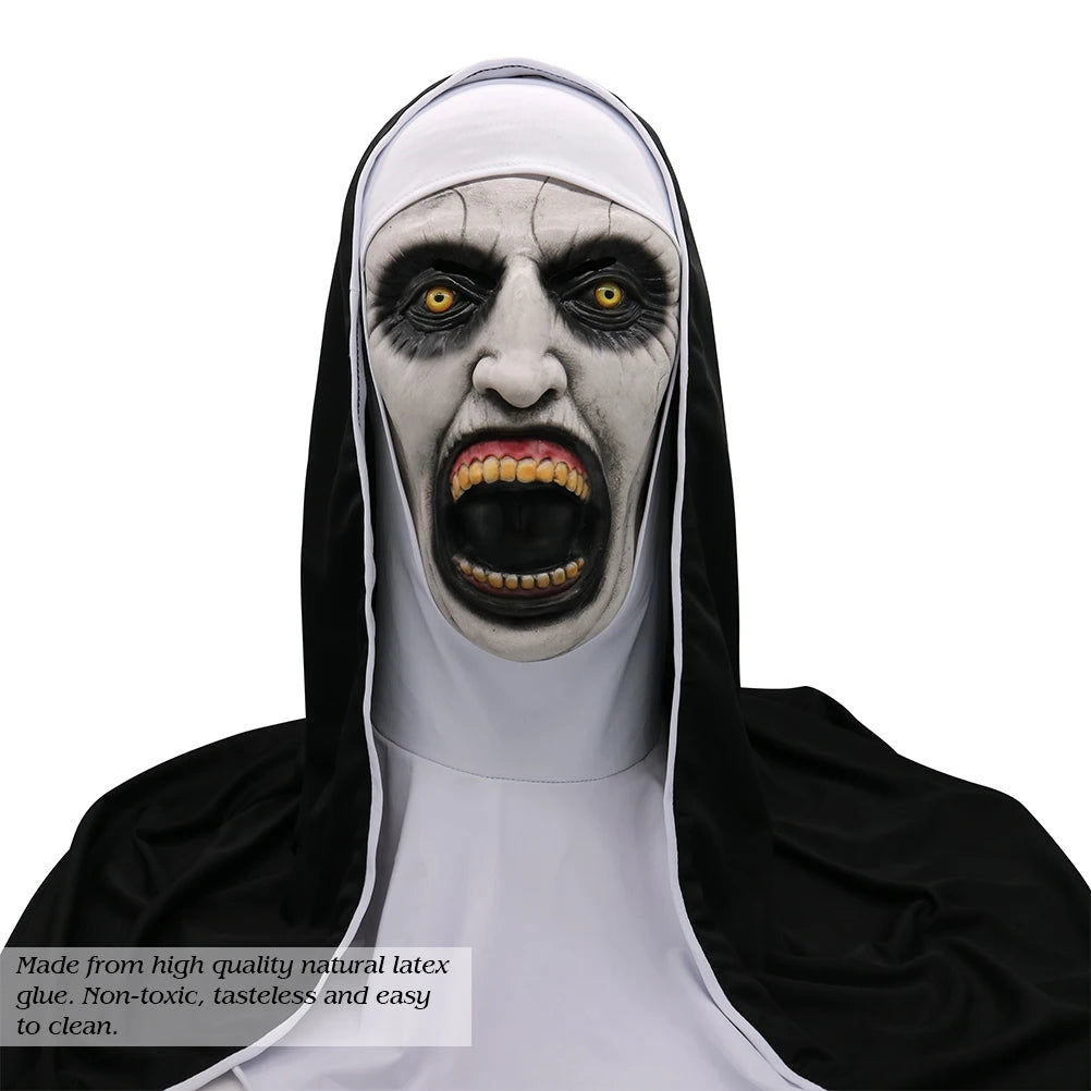 ZK20 Halloween Nun Horror Mask – Pure Terrifying Evil in Every Detail!"
Unleash your darkest fears with the ZK20 Halloween Nun Horror Mask – a spine-chilling latex mask that will send shivers down your spine! Featuring a