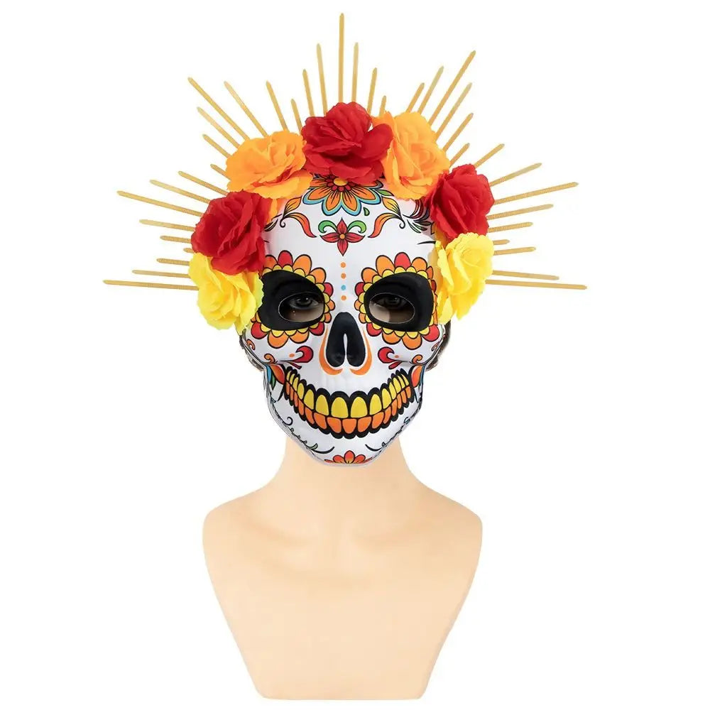 Mexican Day of the Dead Skull Mask – A Spooky Fusion of Culture and Horror!"
Celebrate the eerie beauty of Día de los Muertos with our Mexican Day of the Dead Skull Mask – a striking blend of vibrant tradition and spine-