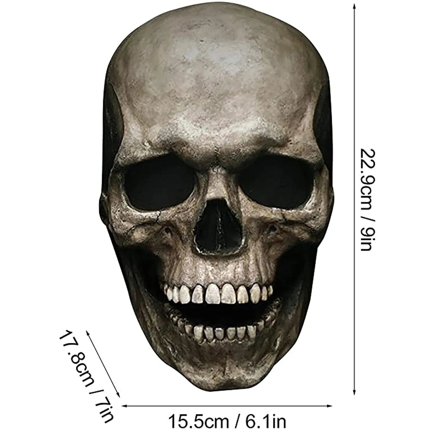 Creepy Full Head Mask with Moving Jaw – Unleash Pure Horror!"
Transform into a nightmare with this Creepy Full Head Mask with Moving Jaw – the ultimate blend of realistic terror and interactive design. Made from high-qual