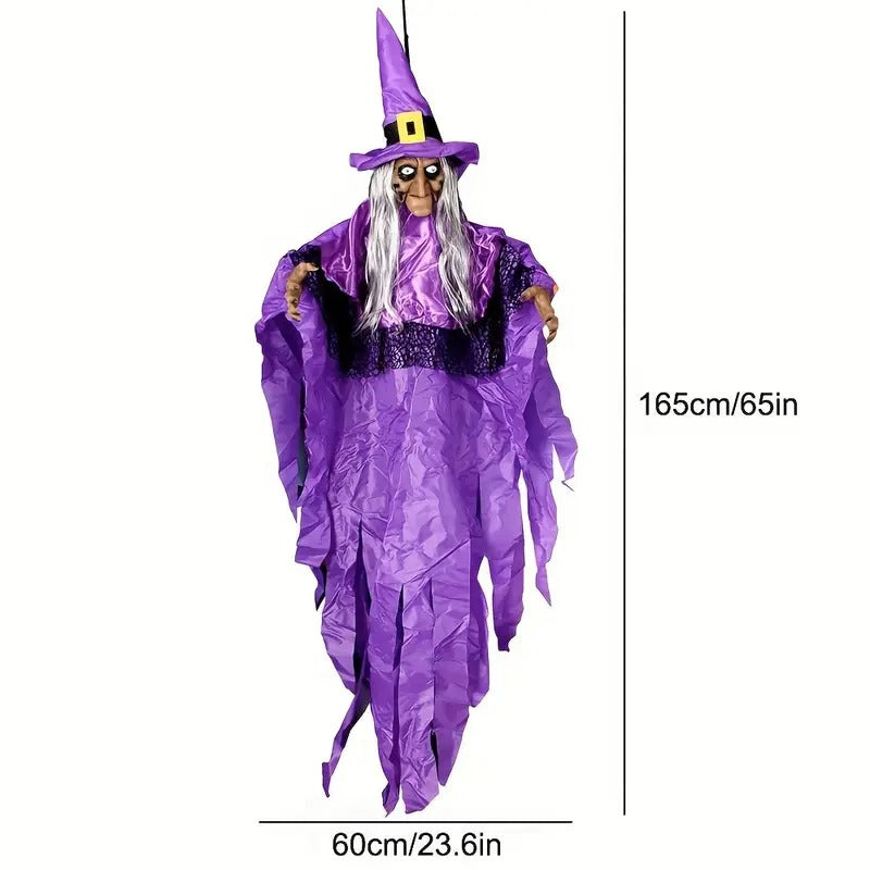 Spooky Witch Costume Halloween Hanging Decoration
