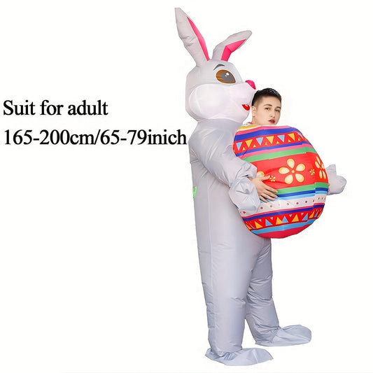 NNETM Inflatable Bunny Costume for Easter and Halloween Parties-1