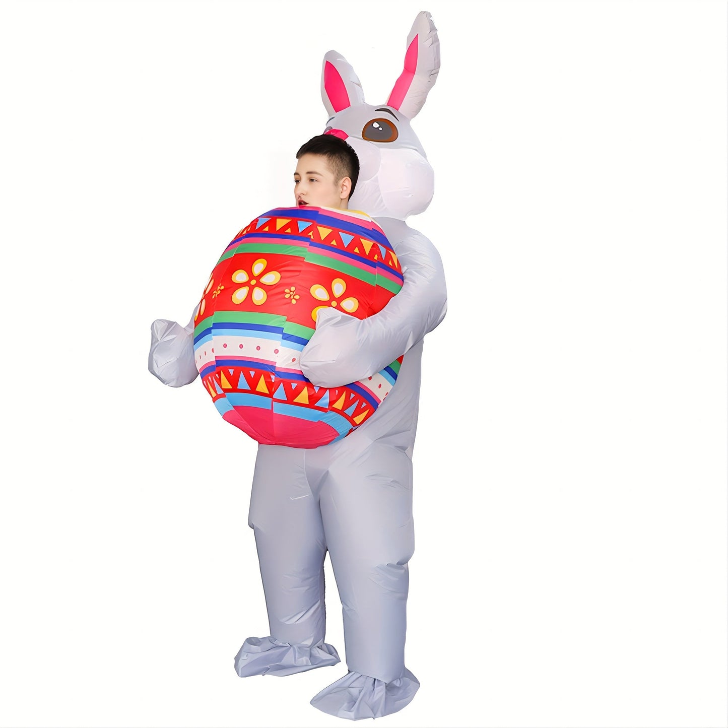 NNETM Inflatable Bunny Costume for Easter and Halloween Parties-0