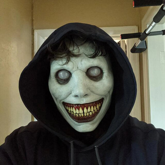 2021 Exorcist Demon Mask – Pure Horror in Every Detail!"
Unleash your inner demon with the 2021 Exorcist Horror Smile Mask – a terrifying mask that will send chills down your spine! Featuring a twisted, green face, white