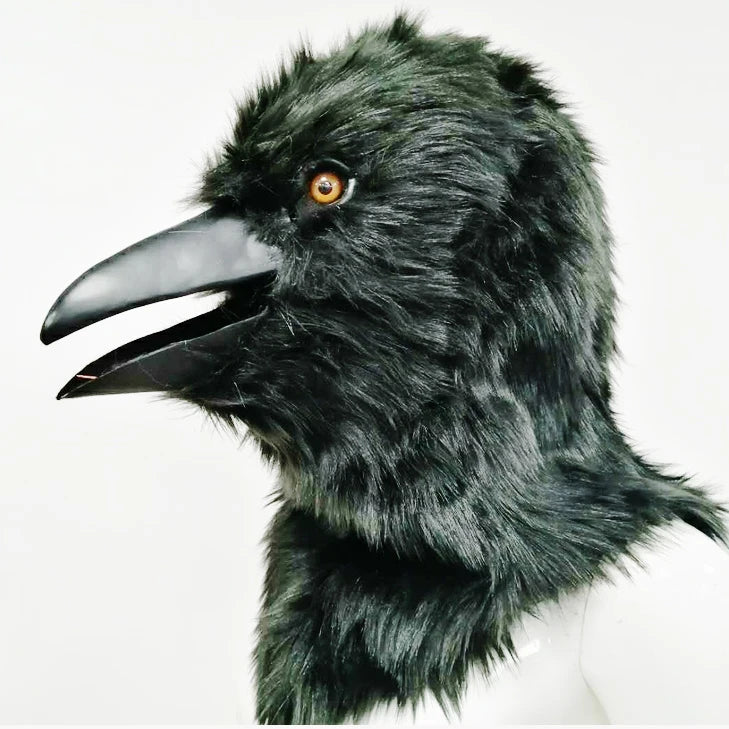 Horrible Crow Full Face Mask – The Ultimate Moving Mouth Animal Mask!"
Unleash the dark, eerie energy of the night with this Horrible Crow Full Face Mask! Designed for the brave and the bold, this realistic animal head mask