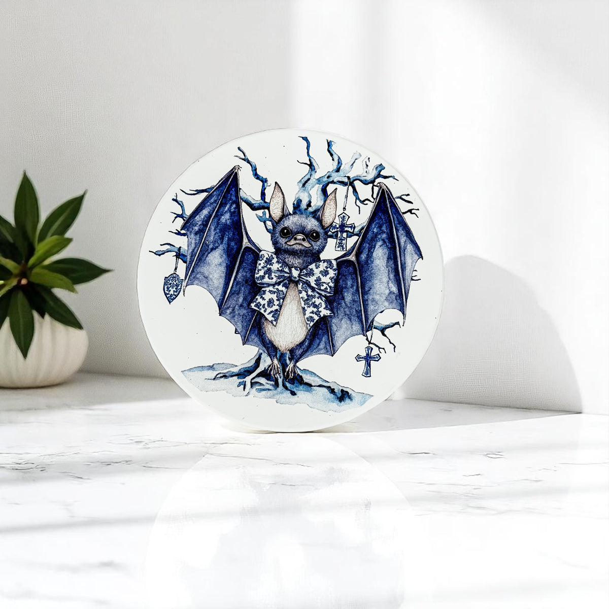 Chinoiserie Halloween Coasters