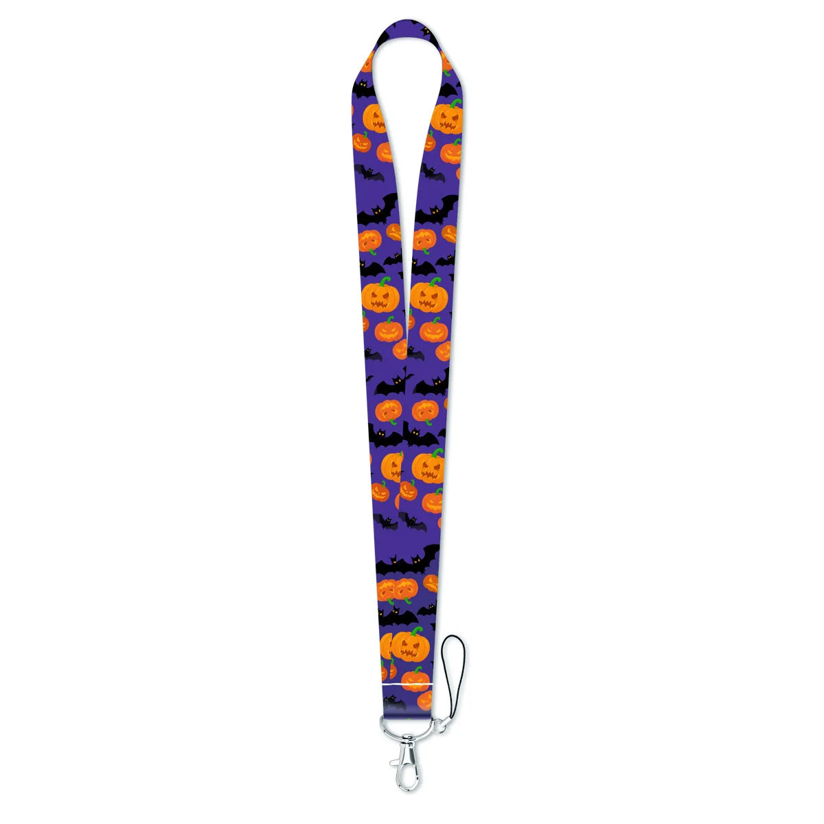 Halloween Pumpkin Credential Holder Punk Lanyards for Key Neck Strap For Card Badge Gym Keychain Keyring Accessories Gifts
