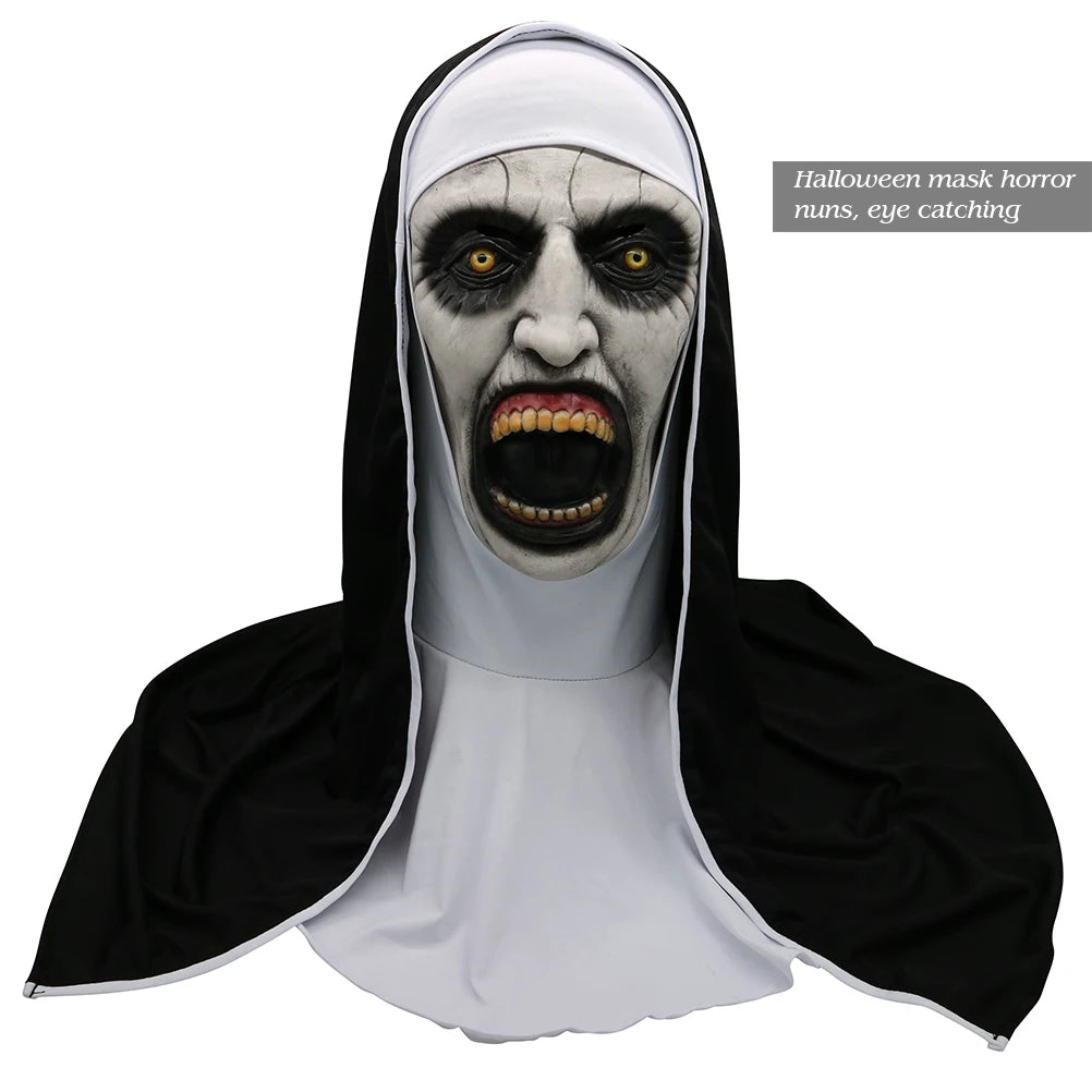 ZK20 Halloween Nun Horror Mask – Pure Terrifying Evil in Every Detail!"
Unleash your darkest fears with the ZK20 Halloween Nun Horror Mask – a spine-chilling latex mask that will send shivers down your spine! Featuring a