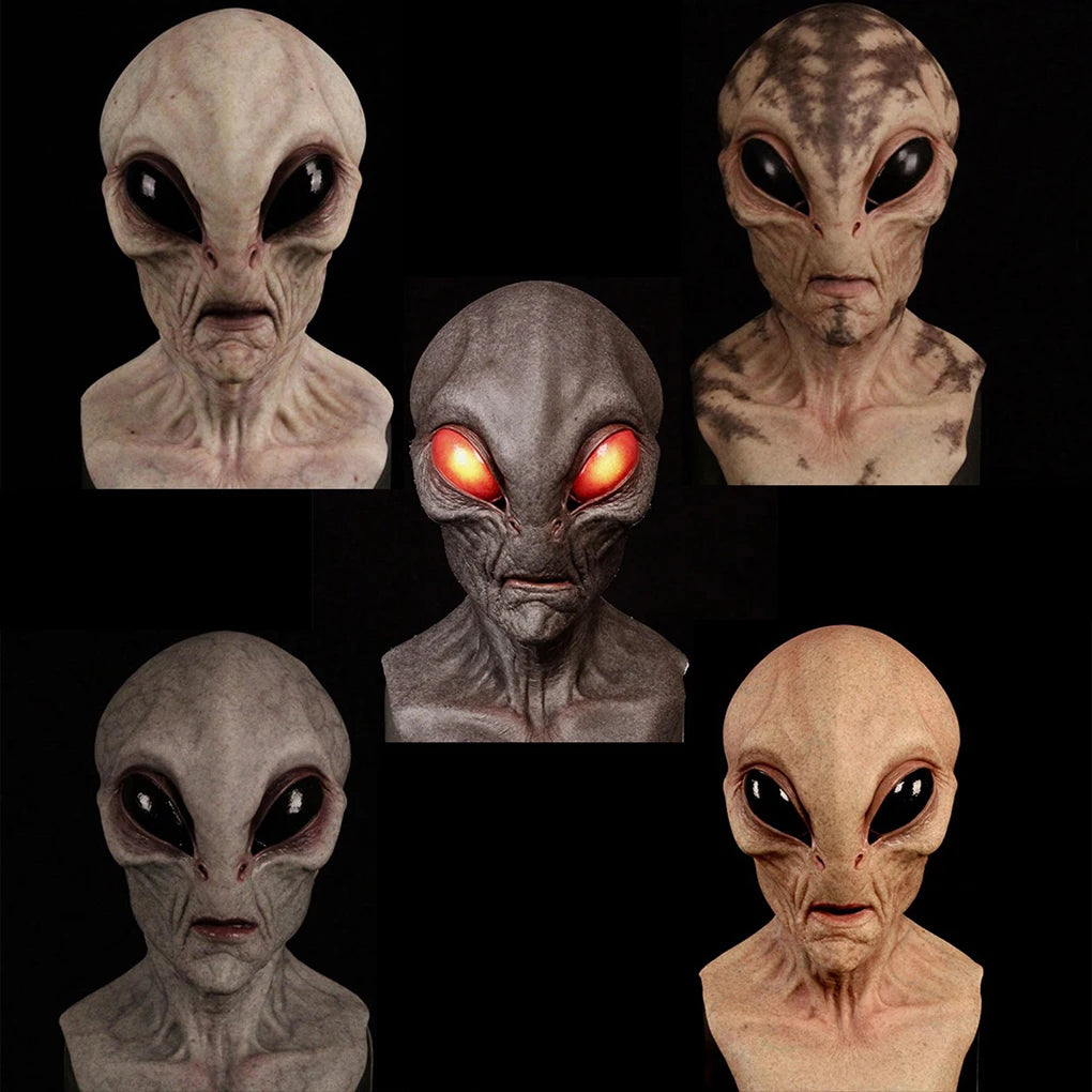 Alien Mask – The Ultimate Nightmare Fuel!
Unleash pure terror with this horrifyingly realistic alien mask, designed to make even the bravest souls question reality. Crafted with creepy detail and supersoft texture, this mas