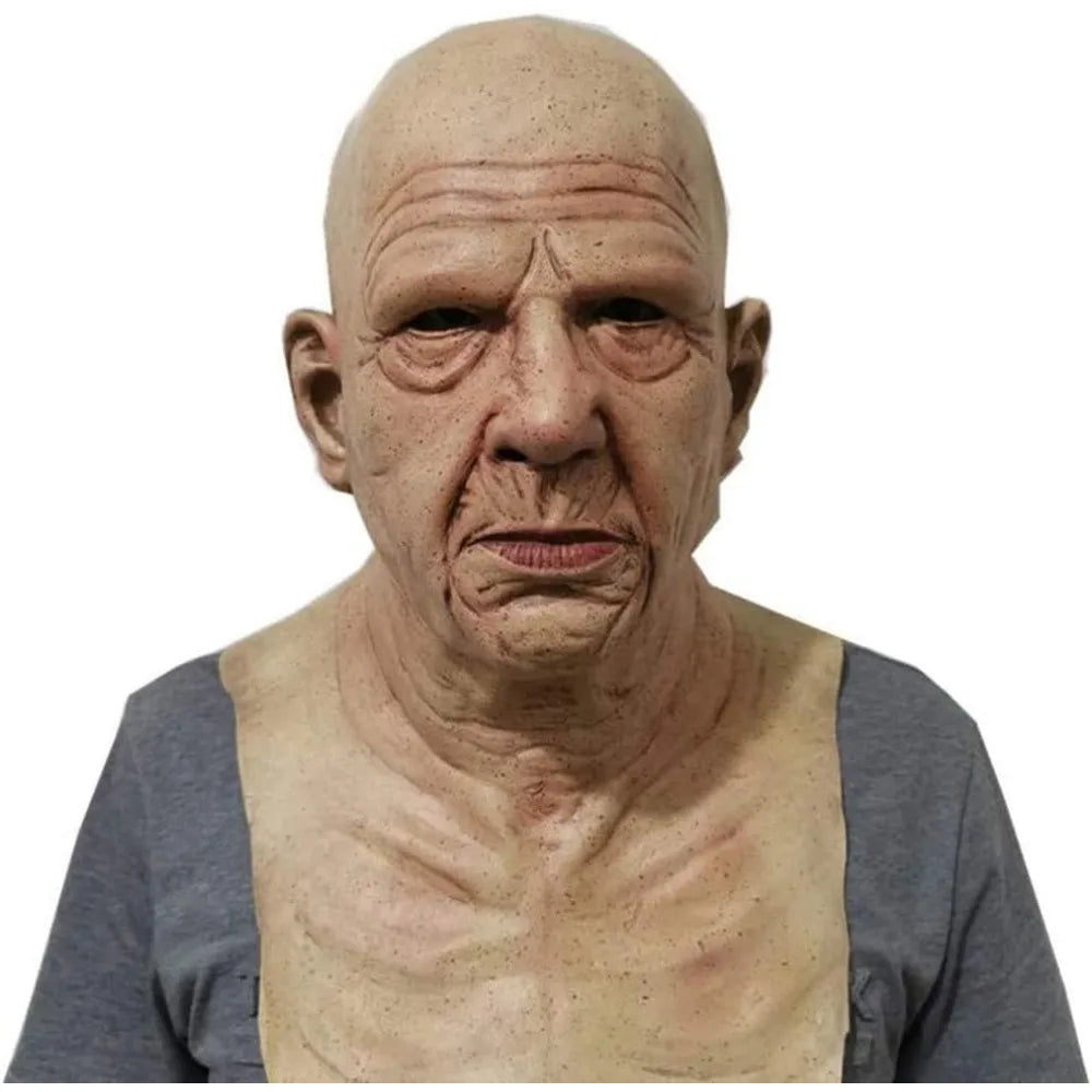 The Elder Mask – Realistic Latex Old Man Face Mask for Ultimate Horror!"
Step into the world of aged terror with The Elder Mask – a hyper-realistic latex mask that will make you look like a frail, twisted old man straight
