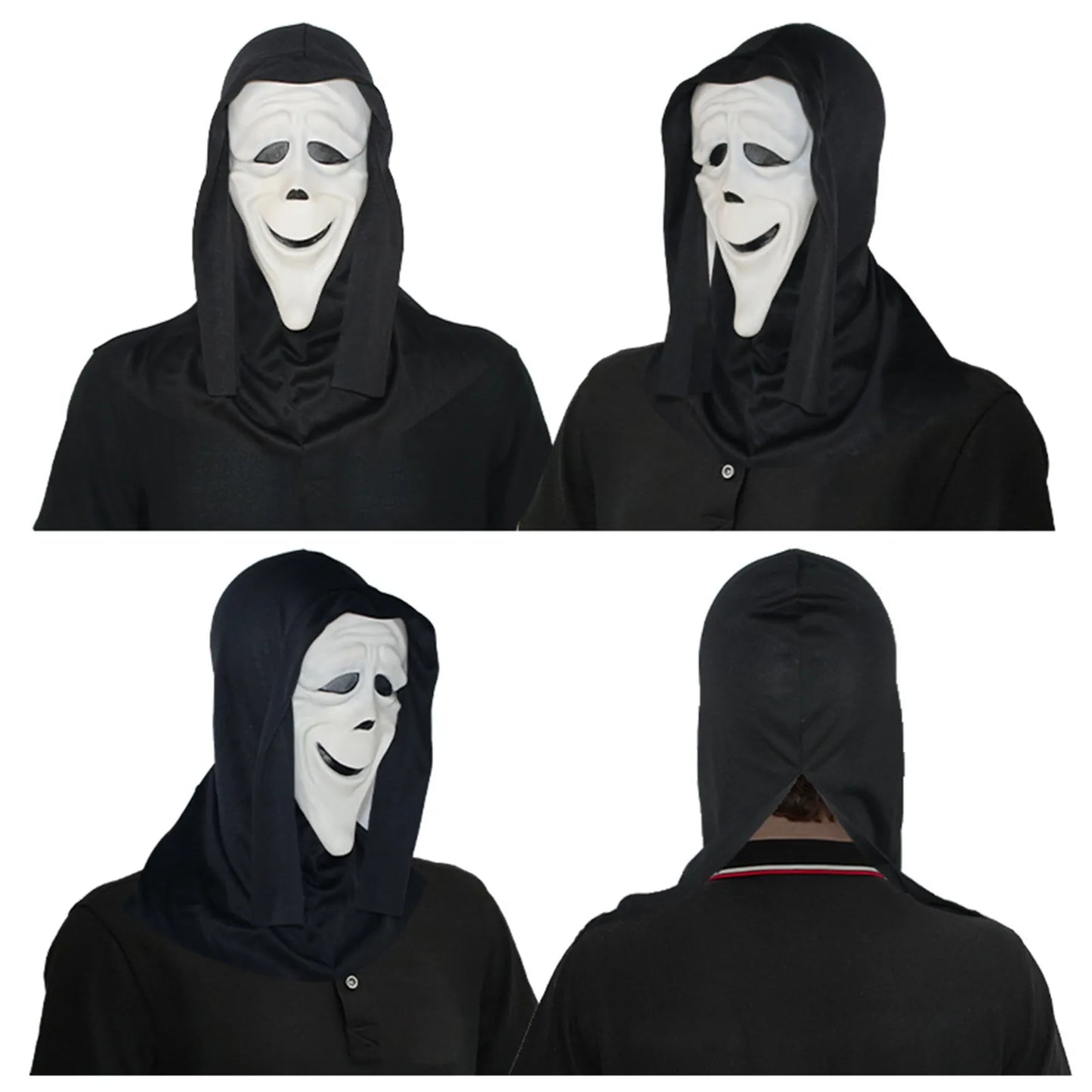2025 New Halloween Dark Role Playing Mask – Perfect for Horror & Laughter!"
Step into the shadows with the 2025 New Dark Role Playing Mask – a horror-inspired PVC masterpiece designed to bring your nightmares and humor to