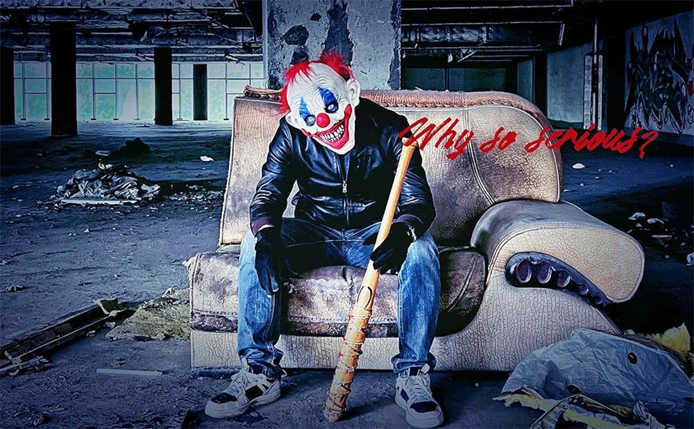Funny Clown Head Cover – A Perfect Mix of Horror and Humor!"
Get ready to terrify and amuse with this Funny Clown Head Cover – the ultimate mask for anyone who loves a little chaos with their scares. Crafted from high-qua