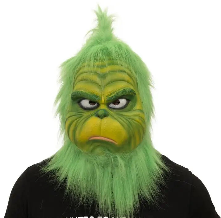 Cute Christmas Green-Haired Cosplay Mask – A Festive Twist on Halloween & Xmas Fun!"
Get into the holiday spirit with a touch of spooky! Our Christmas Green-Haired Cosplay Mask brings a fun, festive flair to your Halloween