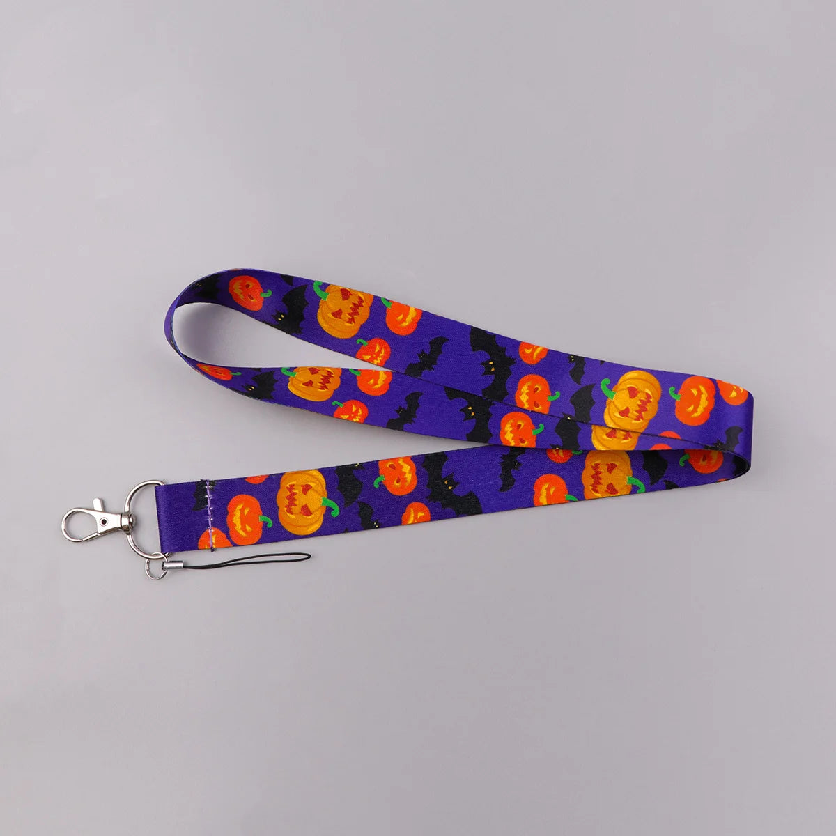 Halloween Pumpkin Credential Holder Punk Lanyards for Key Neck Strap For Card Badge Gym Keychain Keyring Accessories Gifts