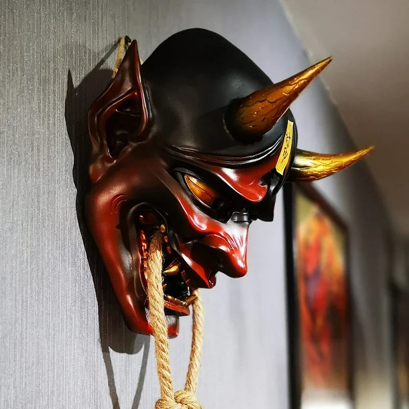 Samurai Uncle Oni Latex Mask – Embrace the Dark Spirit of the Warrior!"
Transform into a fearsome Samurai Oni with this highly detailed latex mask. Featuring a terrifying blend of warrior and demon, this mask embodies the p