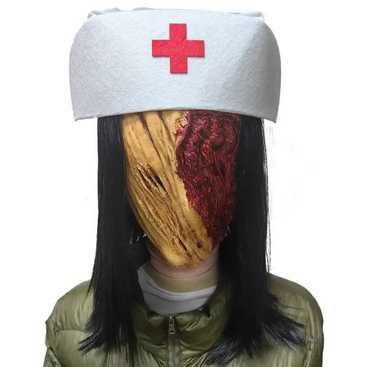 Halloween Latex Nurse Mask – Blood-Curdling Horror for Your Next Escape!"
Step into the nightmare with this Halloween Latex Nurse Mask – a disturbingly realistic mask that screams horror from every angle! With its bloody,