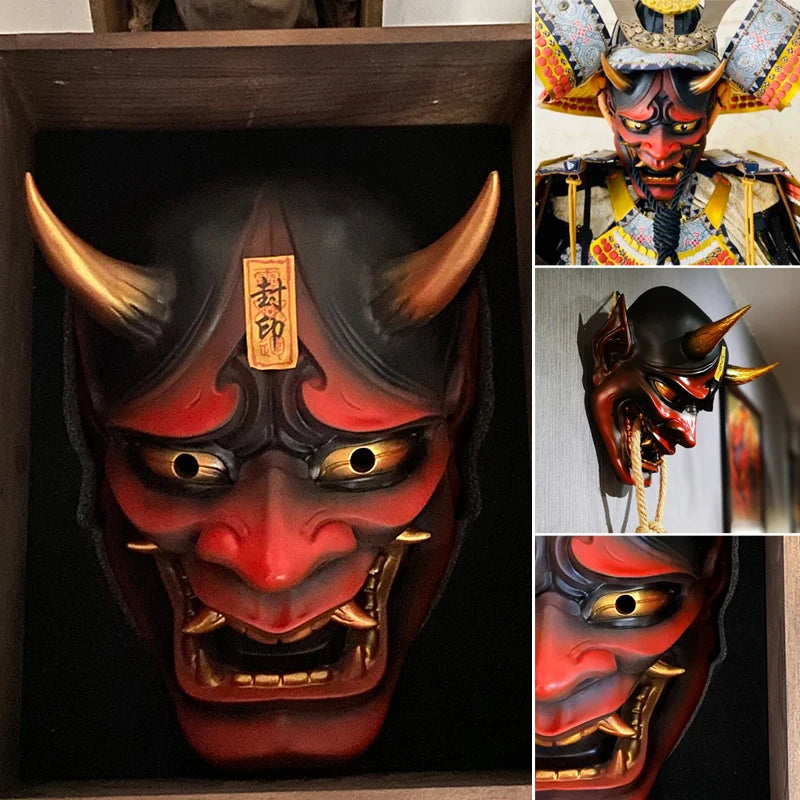 Samurai Uncle Oni Latex Mask – Embrace the Dark Spirit of the Warrior!"
Transform into a fearsome Samurai Oni with this highly detailed latex mask. Featuring a terrifying blend of warrior and demon, this mask embodies the p