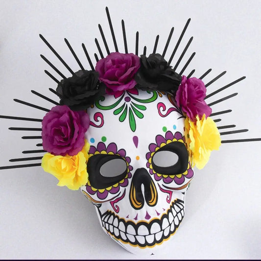 Mexican Day of the Dead Skull Mask – A Spooky Fusion of Culture and Horror!"
Celebrate the eerie beauty of Día de los Muertos with our Mexican Day of the Dead Skull Mask – a striking blend of vibrant tradition and spine-