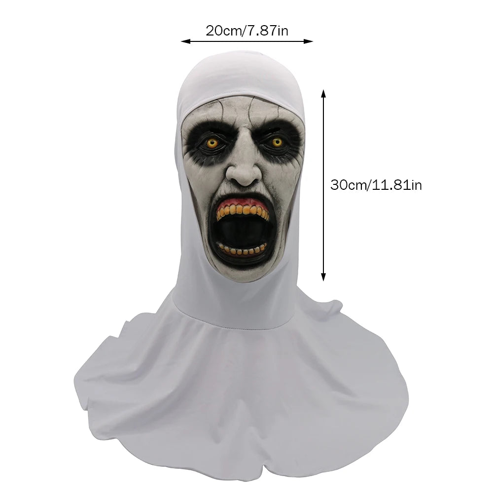 ZK20 Halloween Nun Horror Mask – Pure Terrifying Evil in Every Detail!"
Unleash your darkest fears with the ZK20 Halloween Nun Horror Mask – a spine-chilling latex mask that will send shivers down your spine! Featuring a