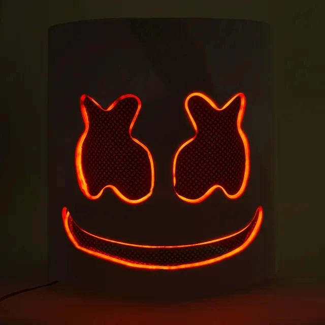 Halloween Light-Up LED Mask – Glow in the Dark with Neon Vibes!"
Light up your Halloween night with the Halloween LED Neon Marshmallow Mask – the perfect fusion of creepy and cool! Featuring a full-face design with vibran