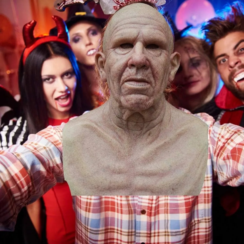 The Elder Mask – Realistic Latex Old Man Face Mask for Ultimate Horror!"
Step into the world of aged terror with The Elder Mask – a hyper-realistic latex mask that will make you look like a frail, twisted old man straight