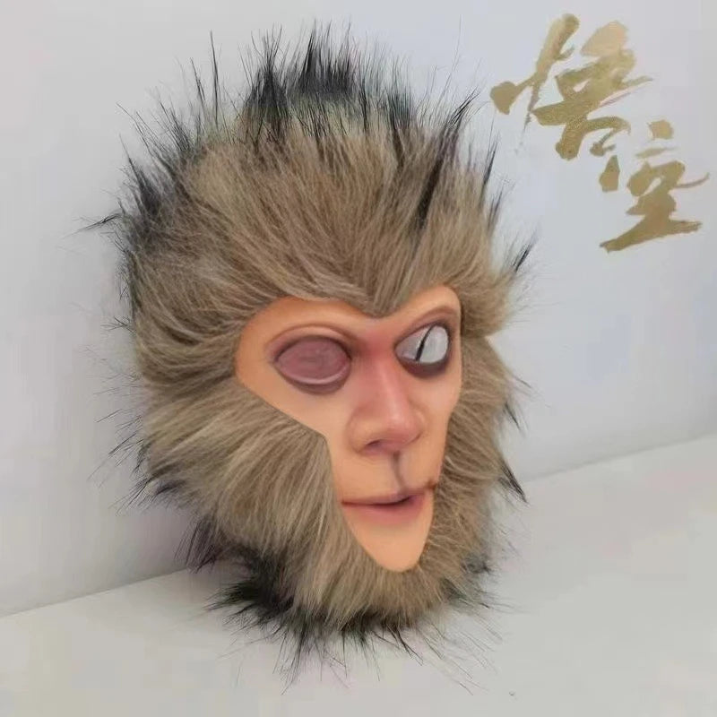 Realistic Black Myth Skull Mask – Unleash the Power of Wukong, the Monkey King!"
Step into the legendary world of Black Myth with this Realistic Wukong Monkey King Skull Mask! This 3D full-head mask captures the mystical po
