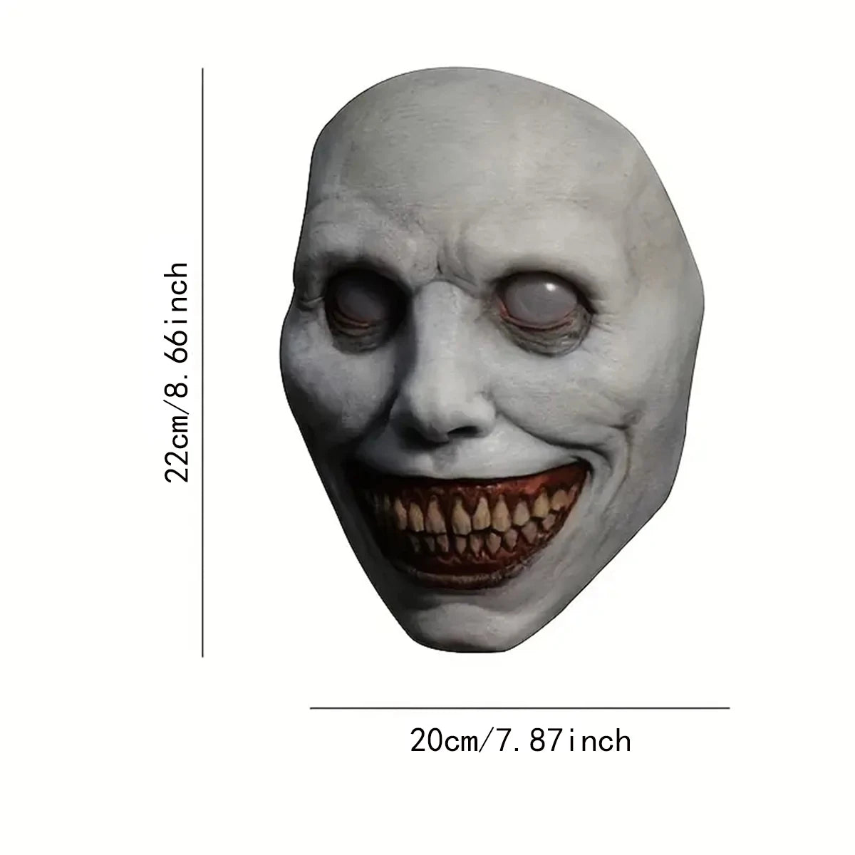 Evil Smiling Demon Halloween Mask – Unleash the Terror Within!"
Step into the world of pure evil with the Evil Smiling Demon Mask – a sinister and unsettling mask that will have everyone on edge. Featuring a wicked, mania