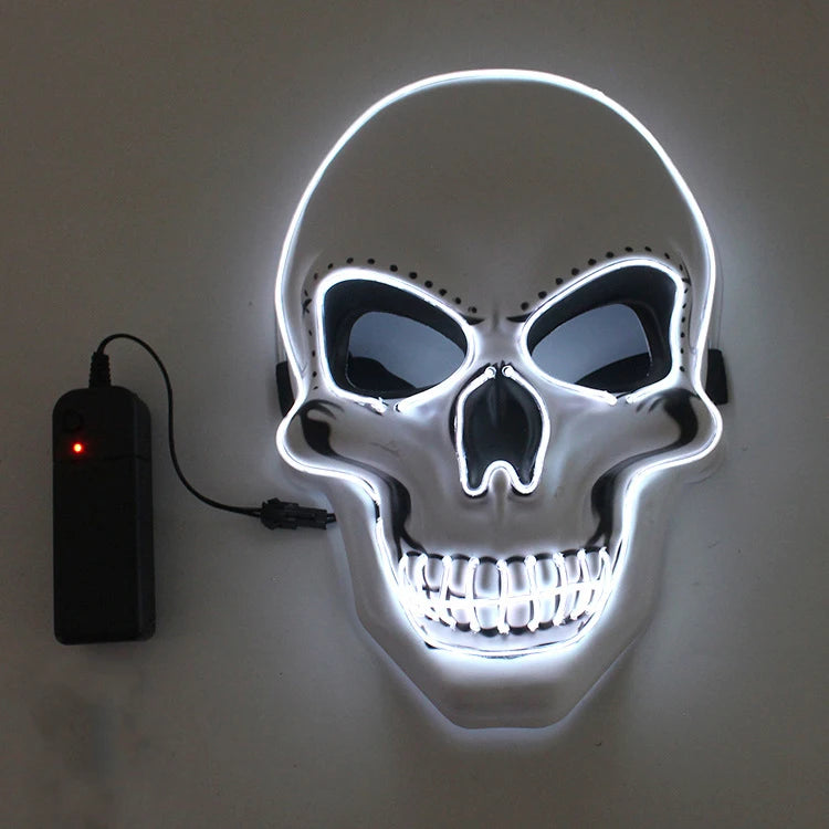 Halloween Horror Skull LED Mask – Light Up the Night with Creepy Glow!"
Unleash nightmarish energy with the Horror Skull LED Mask – the perfect fusion of terrifying design and mesmerizing glow. Featuring a realistic skull