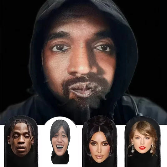 3D Printed Kanye Mask – The Ultimate Hip Hop Fashion Headwear!"
Step into the spotlight with the 3D Printed Kanye Mask – the perfect blend of fashion and cosplay for anyone who wants to make a bold statement. This full-fa