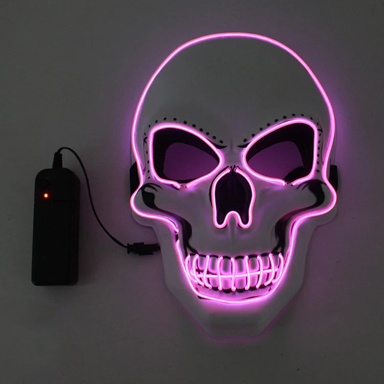 Halloween Horror Skull LED Mask – Light Up the Night with Creepy Glow!"
Unleash nightmarish energy with the Horror Skull LED Mask – the perfect fusion of terrifying design and mesmerizing glow. Featuring a realistic skull