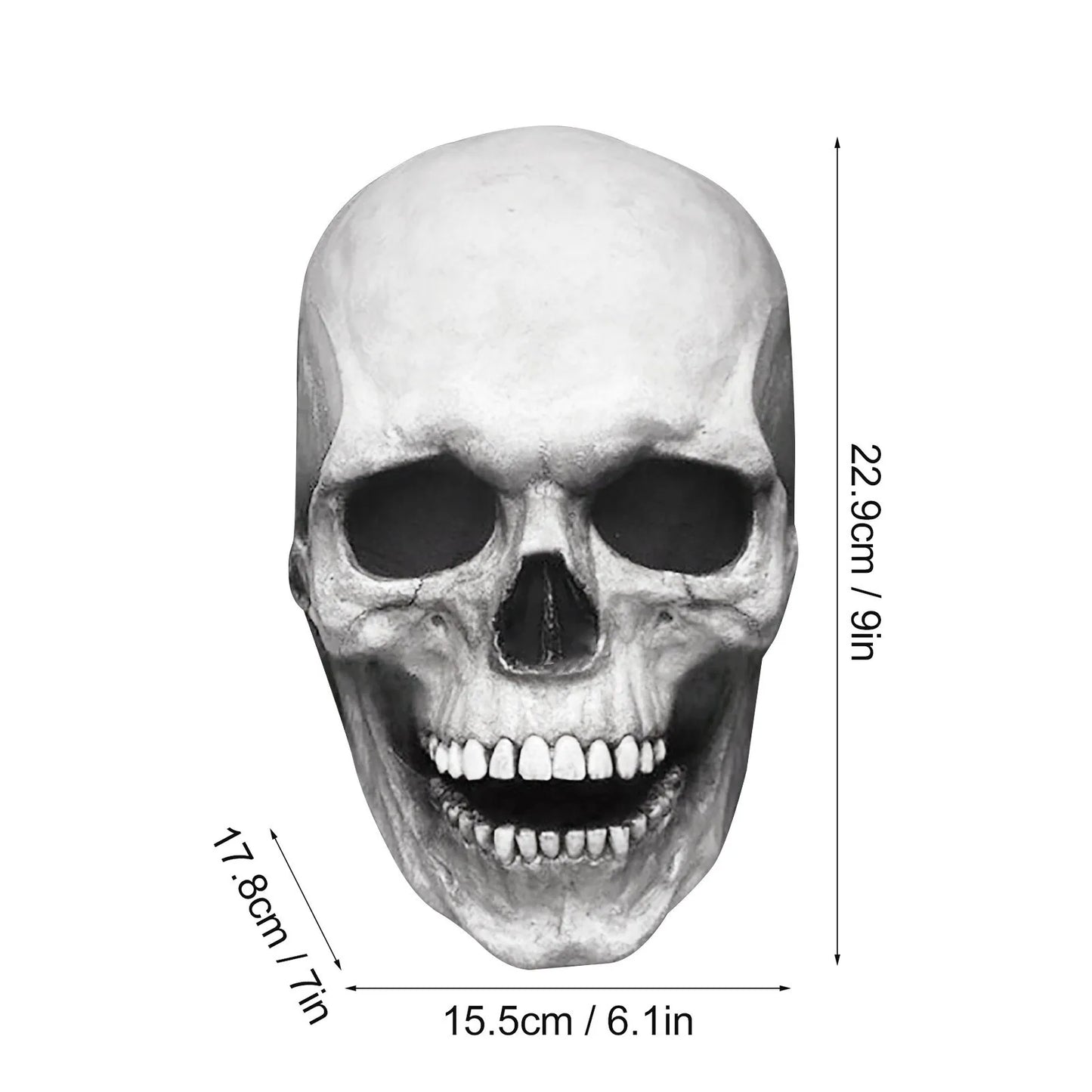 Creepy Full Head Mask with Moving Jaw – Unleash Pure Horror!"
Transform into a nightmare with this Creepy Full Head Mask with Moving Jaw – the ultimate blend of realistic terror and interactive design. Made from high-qual