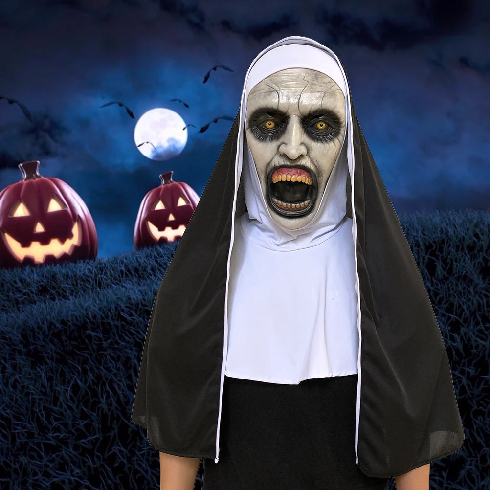 ZK20 Halloween Nun Horror Mask – Pure Terrifying Evil in Every Detail!"
Unleash your darkest fears with the ZK20 Halloween Nun Horror Mask – a spine-chilling latex mask that will send shivers down your spine! Featuring a