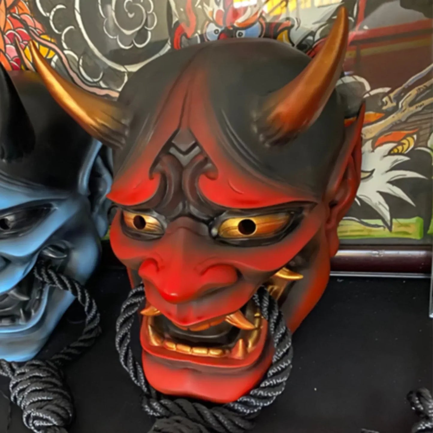 Japanese Sealed Prajna Devil Hannya Mask – Embrace the Fury of the Oni!"
Unleash the rage of the samurai and the power of ancient demons with the Japanese Sealed Prajna Devil Hannya Mask. This full-face mask blends the dark
