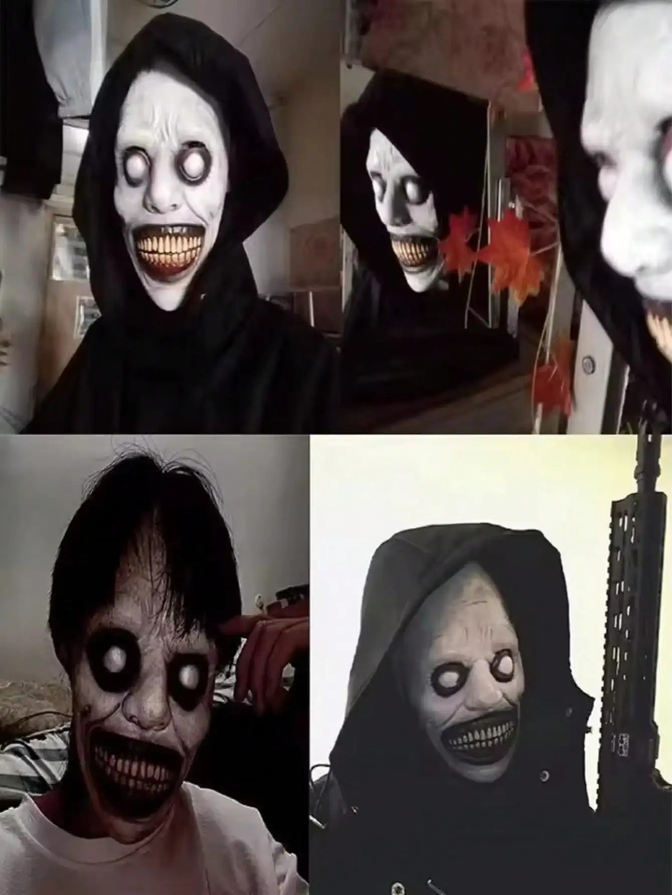 Evil Smiling Demon Halloween Mask – Unleash the Terror Within!"
Step into the world of pure evil with the Evil Smiling Demon Mask – a sinister and unsettling mask that will have everyone on edge. Featuring a wicked, mania