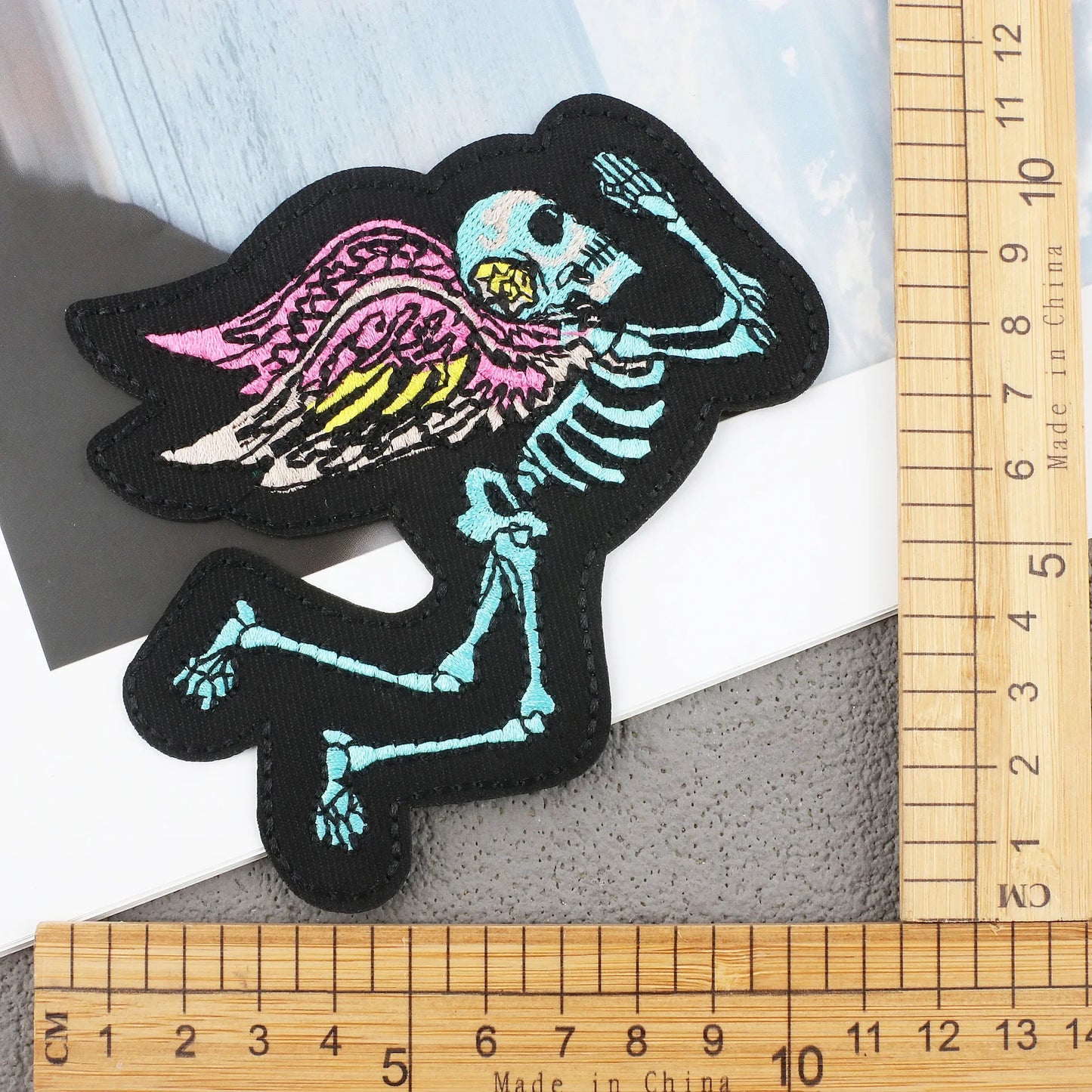 Computer Embroidery Bat Halloween Cloth Sticker Demon Pumpkin Clothes Patch Sticker Spider Web Horror Cat Embroidery Label