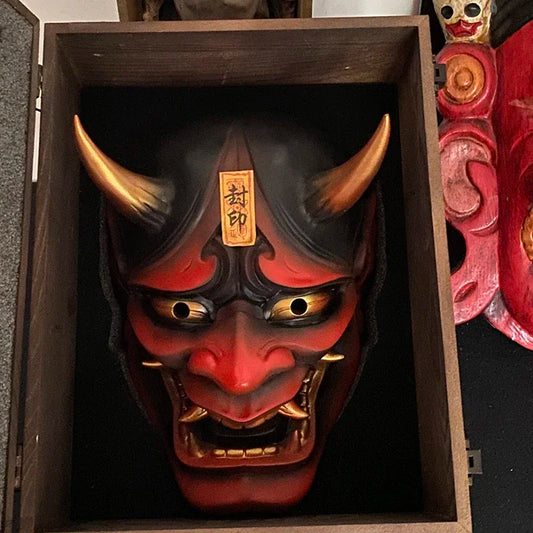 Samurai Uncle Oni Latex Mask – Embrace the Dark Spirit of the Warrior!"
Transform into a fearsome Samurai Oni with this highly detailed latex mask. Featuring a terrifying blend of warrior and demon, this mask embodies the p