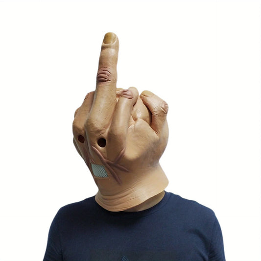 Disdain Middle Finger Mask – The Ultimate Spoof Mask for Bold Performances!"
Add some attitude to your Halloween party with the Disdain Middle Finger Mask – the perfect mix of irreverence and humor. Designed to make a sta