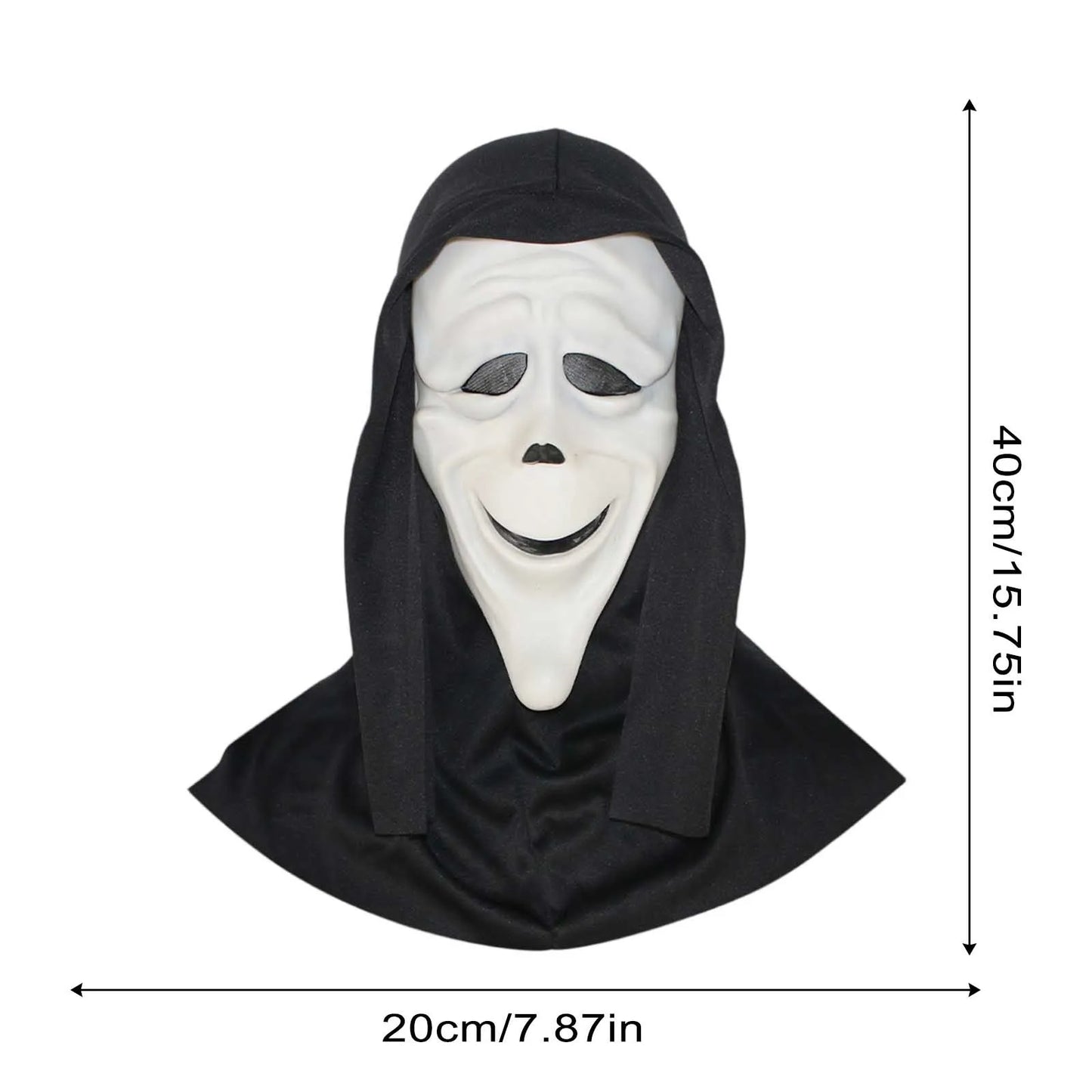2025 New Halloween Dark Role Playing Mask – Perfect for Horror & Laughter!"
Step into the shadows with the 2025 New Dark Role Playing Mask – a horror-inspired PVC masterpiece designed to bring your nightmares and humor to