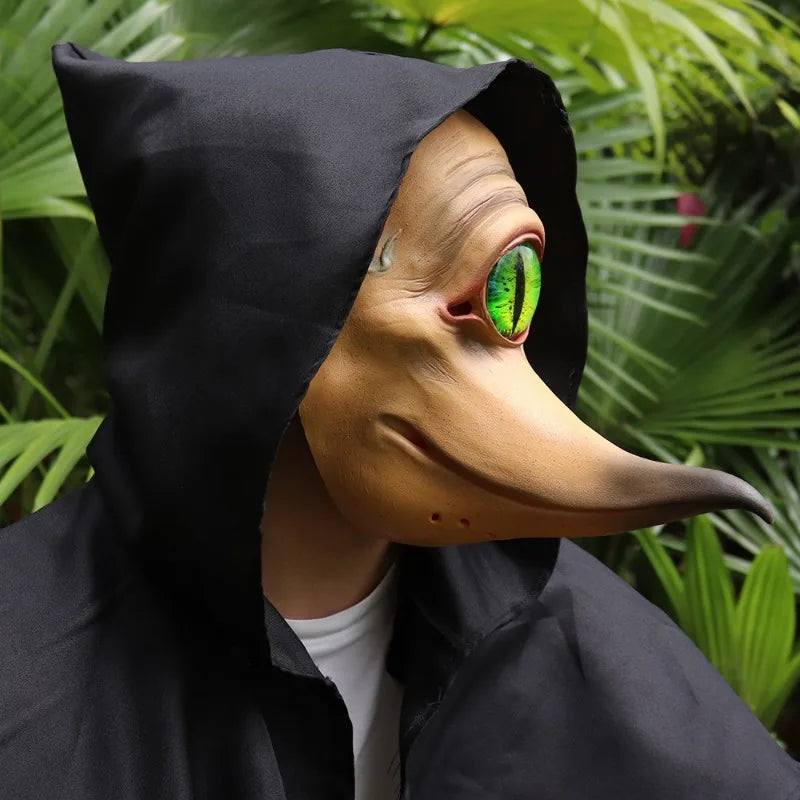One-Eyed Monster Latex Half Face Mask – Unleash Your Inner Creature!"
Turn heads and terrify the crowd with the One-Eyed Monster Mask! This half-face latex mask features a grotesque, long-mouthed monster design with a singl