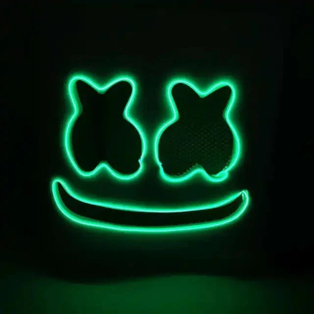 Halloween Light-Up LED Mask – Glow in the Dark with Neon Vibes!"
Light up your Halloween night with the Halloween LED Neon Marshmallow Mask – the perfect fusion of creepy and cool! Featuring a full-face design with vibran