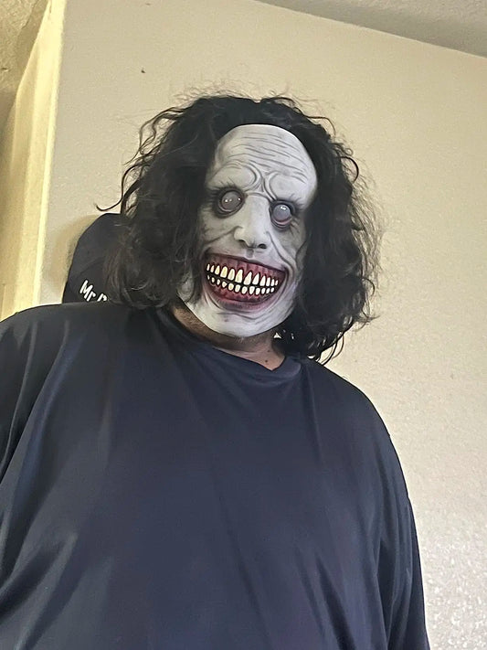 Evil Smiling Demon Halloween Mask – Unleash the Terror Within!"
Step into the world of pure evil with the Evil Smiling Demon Mask – a sinister and unsettling mask that will have everyone on edge. Featuring a wicked, mania