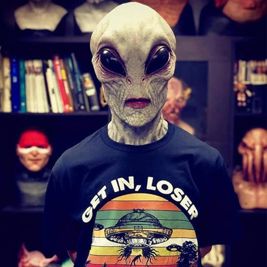 Alien Mask – The Ultimate Nightmare Fuel!
Unleash pure terror with this horrifyingly realistic alien mask, designed to make even the bravest souls question reality. Crafted with creepy detail and supersoft texture, this mas