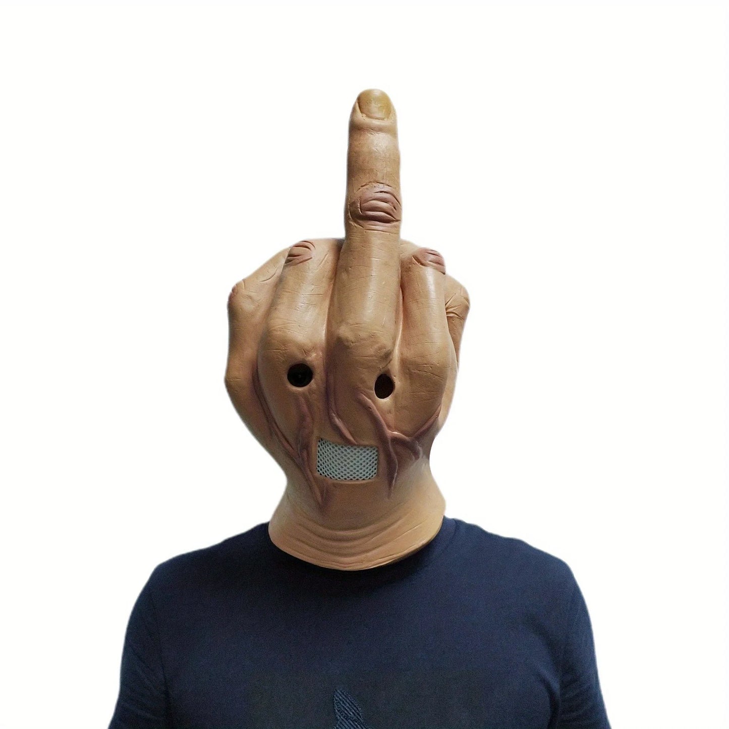 Disdain Middle Finger Mask – The Ultimate Spoof Mask for Bold Performances!"
Add some attitude to your Halloween party with the Disdain Middle Finger Mask – the perfect mix of irreverence and humor. Designed to make a sta
