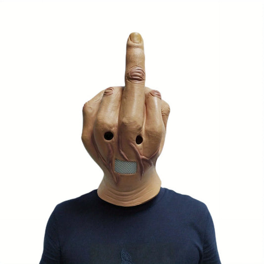 Disdain Middle Finger Mask – The Ultimate Spoof Mask for Bold Performances!"
Add some attitude to your Halloween party with the Disdain Middle Finger Mask – the perfect mix of irreverence and humor. Designed to make a sta