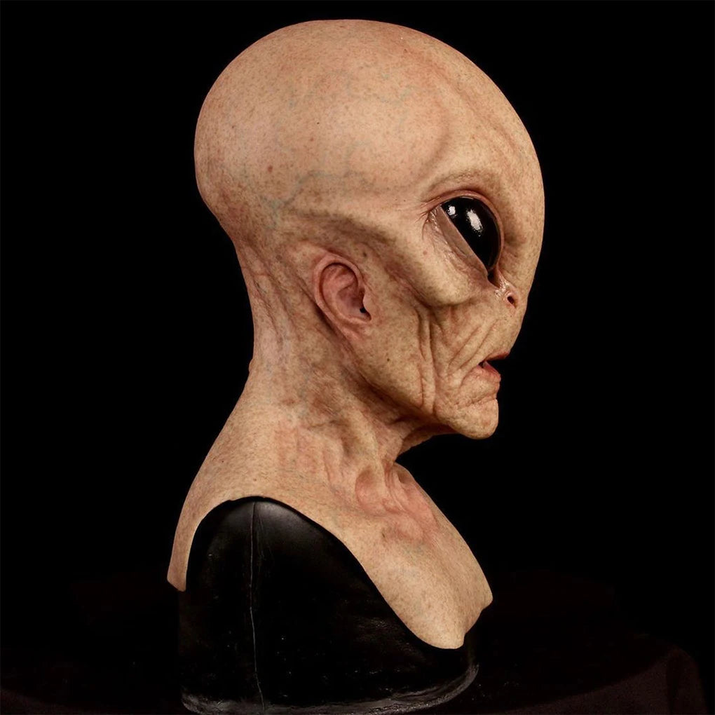 Alien Mask – The Ultimate Nightmare Fuel!
Unleash pure terror with this horrifyingly realistic alien mask, designed to make even the bravest souls question reality. Crafted with creepy detail and supersoft texture, this mas